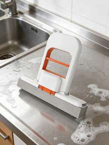 1 Stück Mini Handgehaltener Nass- & Trockenwischer, Haushaltsreinigung ohne Waschen, Mehrzweck-Innenreiniger mit kleinem Schwammwischkopf - Verschiedenfarbig - Übersicht 5