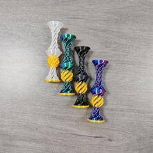 新款3D螺旋球旋转玩具，可旋转互动减压感官玩具，创意新奇缓解焦虑小礼物，适合成人、青少年、办公室、家庭、学校桌面装饰，数量有限 - 彩色 - 查看 4