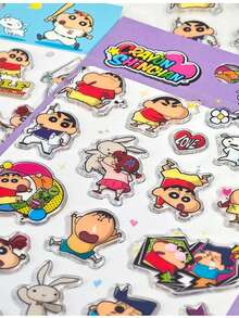 1 pieza Pegatinas decorativas aleatorias, adecuadas para funda de teléfono móvil, taza de agua, etc. (Algunos estilos pueden tener variaciones de color y se enviarán al azar) - Multicolor - Ver 1