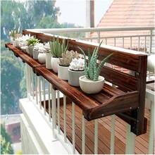 MesColgante De BalcóN Plegable By Railing Tabutdoor Folding Hanging Table Deck Tables for Outside Patio By Folding By Bar Table for Railings Adjustable  Outdoor Desk A-L60*W20 - AL60W20CM - Ver 1