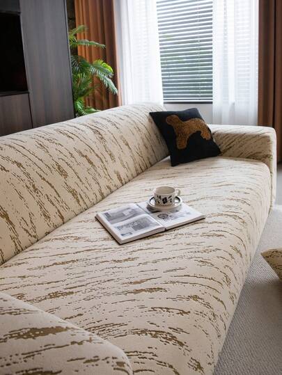 1件装柔软沙发套，高端客厅沙发套，耐猫抓，可机洗，易清洁，无异味，宠物友好