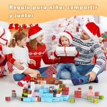 zxr cimetech 100 PCS Bloques Magnéticos Bloques de Construcción Magnéticos Imanes Didácticos Apilables para Niños Juguete Sensorial para Stem Juguetes Sensoriales Montessori para 3 Años Niños-Pradera121 - AzulPradera - Ver 7
