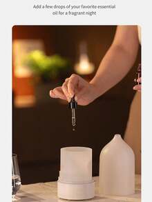 ViSSKO USB Powered Desktop Aroma Diffuser | ABS Body, ≤1A Working Current And ≤5W Power, Energy-Efficient, 120ml Water Tank, 10-20ml/H Mist Output, Warm/Color Lighting, Built-In Chip Protection, Ideal Companion For Office And Study - Multicolor - View 8