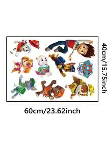 A Paw Patrol-Themed Cartoon Wall Sticker Includes A Variety Of Puppy-Shaped Wall Stickers. It Features A Self-Adhesive Design, Making It Suitable For Glass Doors And Bedrooms. This Wall Sticker Is An Extra-Thick Cartoon Style And Also A Creative Decorative Wall Sticker, With A Wide Range Of Applicable Scenarios-It Can Be Used In Bedrooms, Living Rooms, Studies, - Multicolor - View 16