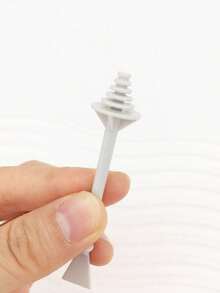 20/8 pièces Épilateur à cire et à poils de nez 2-en-1, bâtonnet applicateur de cire multifonction - Blanc - Voir 4