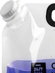 Paquete de 4 bolsas plegables para contenedores de agua de 1.3 galón\/5 litros, resistente con asas de transporte, caminatas, viajes, emergencias meteorológicas y más, bolsa de agua plegable - Bolsa de agua de 26 galones y 10 litros - Ver 3