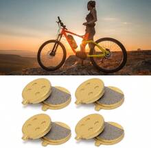 Pastillas de Freno para Scooter, 4 Pares de Pastillas de Freno de Disco para Scooter Eléctrico Pastillas de Freno Redondas para Bicicleta con Base de Cobre para Bicicleta de Monta?a - negro - Ver 5