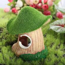 1个水族箱蘑菇屋鱼洞虾藏身处爬行动物仓鼠之家鱼缸造景 - A - 查看 5