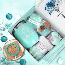 Birthday Gifts For Women,Get Well Soon Inspirational Gift Set Box,Gift Baskets  For Women, Best Friend Birthday Gifts,Thanksgiving, Halloween, Fall,Valentine's Day,Christmas,New Year Gifts Box, - 綠薄荷 - 查看 6
