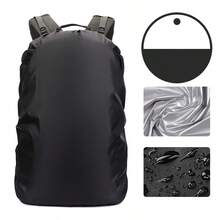 1pc Full Size Outdoor Backpack Rain Cover, Suitable For 20-70L Backpacks, High Quality Durable Nylon Waterproof Cover, Suitable For Hiking And Cycling, Lightweight And Wear-Resistant, Back To School Season - Multicolor - View 5