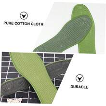 20pares Absorbent Insoles Men and Women Breathable Sweat - absorbing Shoe Pads Outdoor Activities Comfortable Foot Cushions Running Walking and Training - Verde5 - Ver 9