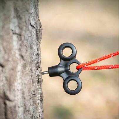 Camping Deck Nail, Luminous Nail, Outdoor Camping Tent Windproof Rope Fixing Nail, Three Eye Screw Nail, Stainless Steel Thread Stainless Steel Luminous Tent Nail, No Need For Electricity, Deck Nail Suitable For Night Camping And Hiking