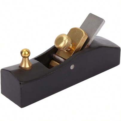 Cepillo de mano, cepillo de alisado,cepillo de madera manual carpintero de madera herramienta de artesanía en madera plano de carpintería para carpintería, cepillado de madera, herramient(80 mm)