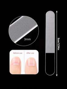 Nano Glass Nail File, Suitable For Natural Nails... Crystal Nail Buffer With Storage Box, Suitable For Natural Nails - Clear - View 10