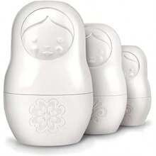 YQQ Fred and Friends - Vasos medidores M-CUPS White Matryoshka Dry juego de 69394 - Vasosmedidoressecosblanco - Ver 1