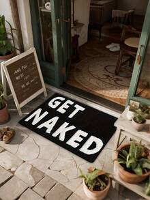 This Stylish And Beautiful 1-Piece Floor Mat Features An Inverted "NAKED GIT" Logo On A French Velvet Mat. It Is Suitable For Kitchens, Bathrooms, Living Rooms, Entryways/Doorways, And Hallways, And Is Soft, Comfortable, Non-Slip, Machine Washable, And Easy To Clean. - Nhiều màu - Xem 6