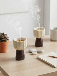 White Resin Incense Burner,Mini Bakhoor Burner, It Can Be Used For Home Decoration, Decoration In Offices, During Festivals And In Yoga Studios, Etc. It Can Also Be Used For Aromatherapy. Moreover, It Can Serve As A Holiday Gift, A Back-To-School Gift, A Souvenir Or A Living Room Accessory.Bestfriend Gifts,Gift For Woman Winter Gift Wedding Gifts - Multicolor - View 8