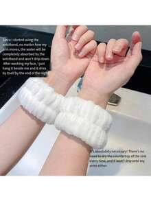 2pcs Sweat Absorbing Wristbands, Moisture Wicking Cuff Protectors, Washable Sports Sweatbands - Multicolor - View 6