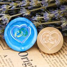 Wax Sealed, Open Me, Handmade With Care, Wish You Happiness! Brass Sealed, Used To Decorate Envelopes, Invitations, Gifts, Birthday Party Postcards, Greeting Cards, Etc. - Gold - View 29