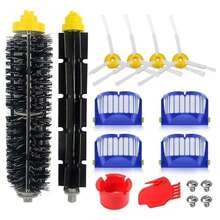 Las piezas de reemplazo de la serie irobot roomba 600 incluyen cepillos de tambor, cepillos laterales, filtros, tornillos y herramientas de limpieza. Accesorios para robots de barrido - Multicolor - Ver 1