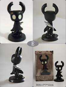 1pc Hollow Knight Game Character Cute Figurine, Collectible Decoration Suitable For Car/Desktop/Home, Made Of PVC Material, Can Be Used As Ornament Or Gift/Collection, Also Suitable For Garden Decoration