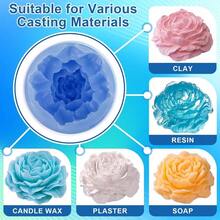 Silicone Mold Making Kit, 22oz 15A Elastic Silica Gel, Color Sapphire Blue, Suitable Casting Resin Molds And Candle Soap Mold, Fast Cure Translucent Platinum Silicone Rubber - Sapphire Blue 22oz - View 6