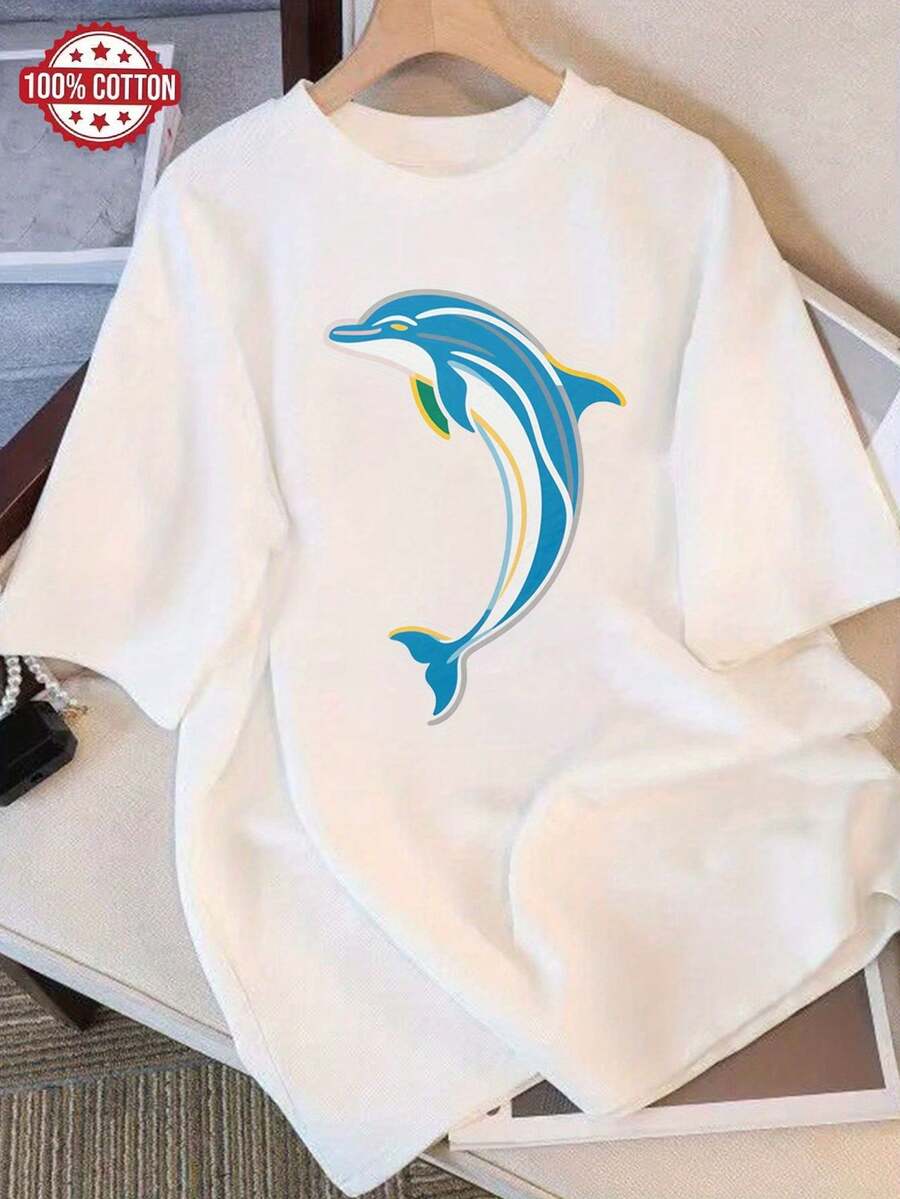 Camiseta de Mujer, Blanca - Suave, Transpirable, Cuello Redondo, Casual, Adecuada para Mujeres y Adolescentes - Estilo Básico Universal de Cuatro Estaciones, Versátil y Duradera, Camiseta de Manga Corta, Estilo Juvenil - Blanco - Ver 1