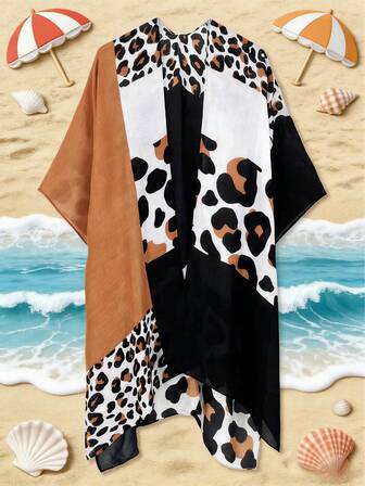 Beautiful Nomad Women's Floral Print Casual Chiffon Kimono Cover Up, Beach Vacation, Spring/Summer