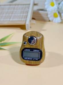 خاتم إلكتروني بنمط خشبي جديد، عداد مسبحة إلكتروني عالي الجودة بتصميم نمط حبوب الخشب، مناسب للرجال والنساء، للاستخدام اليومي والأغراض التجارية وشهر رمضان والمناسبات، شاشة رقمية متعددة الأغراض لتخفيف التوتر، قابل للاستخدام في العد للصلاة والأغراض التجارية والمنزلية، متوفر بألوان متعددة - متعدد الألوان - مشاهدة 6