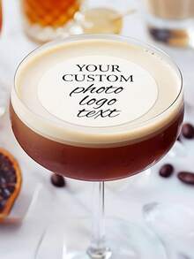 Individuelle Foto Geburtstag ESSBARE Waffel Getränke Topper, Cocktail Topper, individuelle essbare Getränke Topper, Geburtstags Party Getränke Topper, Getränke Topper