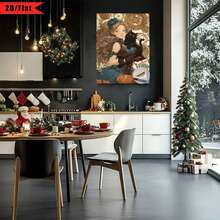 [2D Plano] 1 Pieza Impresión Plana 2D| Hermosa chica steampunk con un gato, flores y engranajes a su alrededor.| Cuadro de Arte en Lienzo con Marco de Madera, Perfecto para Decoración del Hogar, Habitación, Sala de Estar, Dormitorio, Baño, Adecuado para Acción de Gracias y Otros Festivales - Multicolor - Ver 5