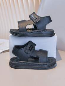New Kids Casual Sandals, Soft Bottom Infant Sandals Suitable For Boys And Girls - Black - View 3