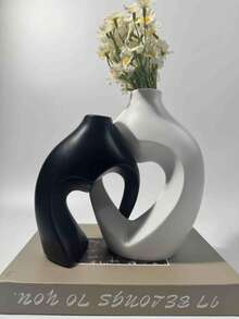 2pcs' Couple Hug Art Dry Vase, Suitable For Living Room Decoration Vase Accessories, Office Decoration Dry Vases, Holiday Best Gifts, Home Decorations, Wedding Souvenirs, Bedroom Vases, Holiday Gifts, Birthday Gifts, Party Supplies, Valentine's Day Gifts, Exquisite Choices For Wedding Decorations