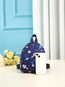 Cartoon Dinosaur Diving Small Backpack/Crossbody Bag/Coin Purse - Stylish Crossbody Bag, Cute Cartoon Casual Outdoor Chest Bag - Cartoon Backpack - View 10