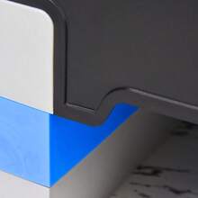 HOMCOM Stepper, Height-Adjustable Aerobic Fitness Machine With 3 Levels (10/15/20 Cm), Supporting Up To 150 Kg, Light Blue, 80 X 31 X 10-20 Cm - Black - View 5