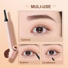 SACE LADY Krim Alis Tahan Air Tahan Lama Gel Alis Tato dengan Kuas Rias Mata - 01 - View 5