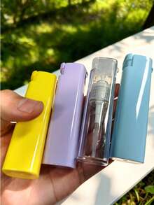 4pcs 1 Transparent Portable Spray Bottle 1 Blue Portable Spray Bottle 1 Yellow Portable Spray Bottle Purple Portable Spray Bottle Makaron Spray Bottle Travel Makeup Water Mosquito Repellent Mouthwash Water Bottled Alcohol Disinfection Spray Bottle - Multicolor - View 4