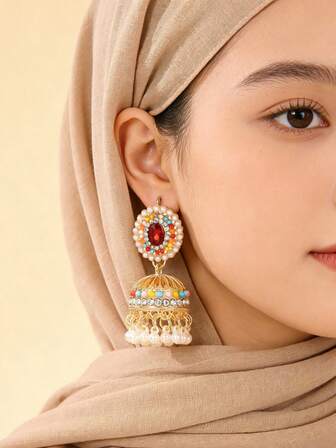 Elegant Court-Style Earrings, Suitable For Important Occasions