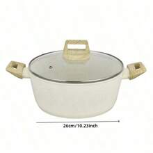 不粘锅具套装，花岗岩不粘烹饪表面，花岗岩铝制不粘锅具套装，煎锅，炒锅，汤锅不粘锅具套装，小麦色花岗岩铝制不粘锅具套装，白色花岗岩不粘锅具套装，煎锅，带盖炒锅，砂锅，炖锅，蒸锅，电磁炉套装