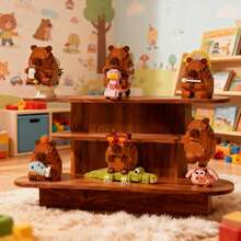 1000+Pcs Micro Particle Hamster Pen Holder, Combines Ornament And Practical Stationery Function, Stable Assembly, Gift Box Version, Ideal For Back To School/Birthday Gift - Multicolor - View 7