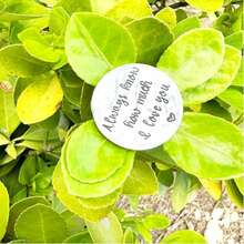 2pcs Heartfelt Pewter Pocket Tokens, Hand Stamped Personalized Pewter Pocket Token, Honest Pewter Token, Suitable For Birthday, Party, Valentine's Day, Mother's Day, Teacher's Day, Anniversary, Graduation, New Year, Wedding Gifts - Multicolor - View 10