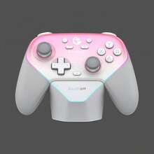 GAMESIR T4n Pro Supernova Esports-Grade Multi-Mode Controller: Intelligent Recognition System Adapts To Vibration, Automatically Identifies Connected Devices, Supports Manual Mode Switching, And Caters To Both PC Esports And Switch Motion-Sensing Gaming Scenarios. Sakura Pink (With Built-In Charging Dock). - Cherry Blossom Pink (with Built-in Charging Dock) - View 12