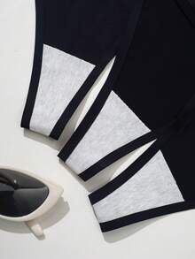 Bộ 8 chiếc quần lót dây mảnh thoải mái dành cho nữ, đồ lót gợi cảm không đường may, cạp thấp, kiểu bikini. - màu đen - Xem 6