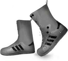 Cubre Zapatos Impermeable, Viaje Antideizante Plegabl de Reutilizable para Hombres Mujeres - albaricoque - Ver 1