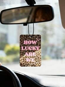 Deodorante per auto a stampa leopardata, ornamento appeso profumato per auto, deodorante per auto personalizzato e creativo, adatto per interni auto e armadi, deodorante profumato di lunga durata, ornamento appeso, decorazione per interni auto, accessori auto - Multicolore - Visualizzare 12