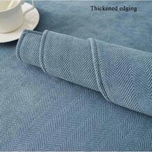 Funny Fuzzy Herringbone Chenille Fabric Furniture Protector Couch Cover, Funny Fuzzy Couch Cover Non Slip Pets, Couch Pet Covers Sofa, Dog Blanket Couch Pillowcases Blue, 17.17. 7in - Fundas de almohada azules - Ver 8
