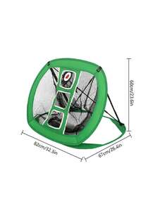 1 Set Golf Practice Net, Indoor Golf Swing Net With Crossed Support Poles, Portable & Foldable Training Net - 1 Golf Training Website - View 7