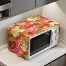 1 Piece Microwave Oven Or Oven Dust Cover, Printed With Various Decorative Dust Covers For Household Appliances,Women's Day,Travel Essentials,Wedding Favours,Y2k,Bedroom,Car Accessories Women,Kitchen Decor,Wedding,Y2k,Party - Multicolor - View 11