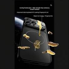 Hadaasi 1 个橙色磁吸式 17 升级款手机壳：原装大窗口磁吸式手机壳，兼容 17/16/15/14/13 Air/17 Pro Max – 支持无线充电，磨砂质感 - 橘色 - 查看 9