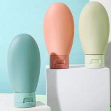 11件套/80毫升可重复灌装旅行洗漱套装，包含独立的沐浴和个人护理瓶